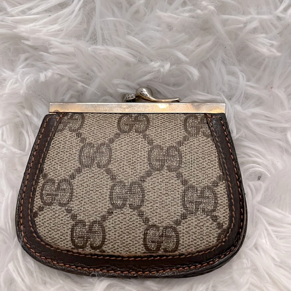 Vintage Gucci GGCoin Purse Wallet Monogram